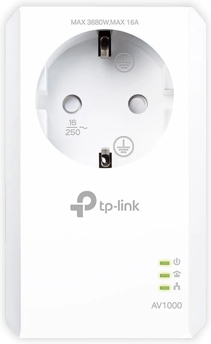 TL-PA7017P - Powerline Adapter - Zonder WiFi - Uitbreiding de TP-Link en Blanc – photo produit