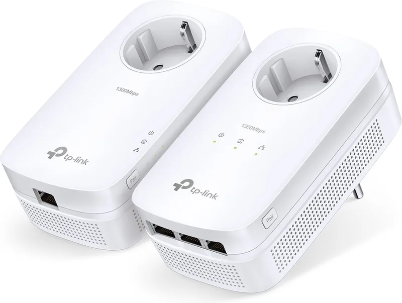 TL-PA8033P KIT - Powerline zonder wifi - 2-pack - NL fra TP-Link i Hvid – produktbillede