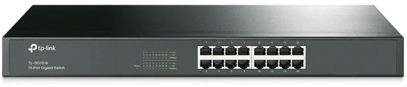 TL-SG1016 - Netwerk Switch fra TP-Link i Sort – produktbillede