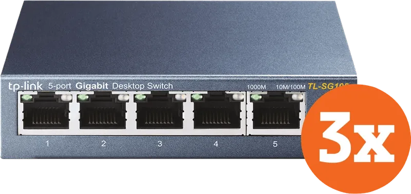 TL-SG105 3-Pack de TP-Link – photo produit