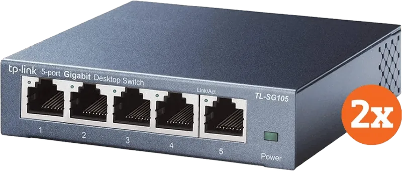 TL-SG105 Duo Pack de TP-Link – photo produit