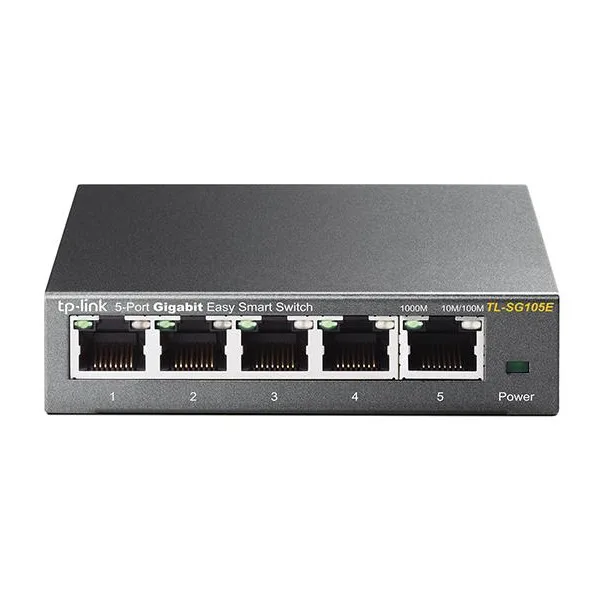 TL-SG105E 5-Port Gigabit Easy Smart Switch Switch Zwart von TP-Link – Produktfoto