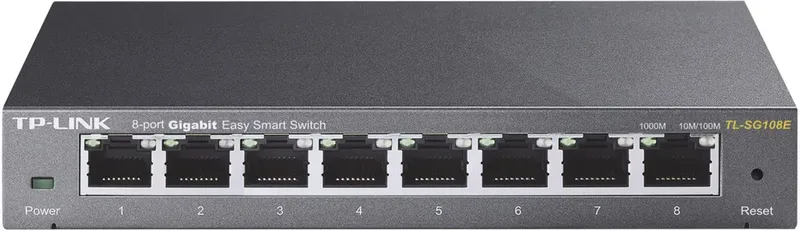 TL-SG108E TL-SG108E Netzwerk Switch 8 Port 1 GBit/s de TP-Link – photo produit