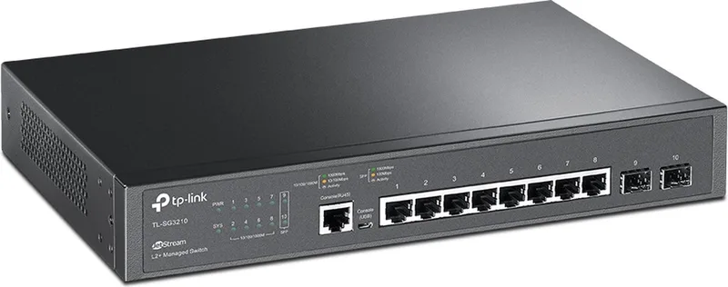 TL-SG3210 - Managed Netwerkswitch - Gigabit von TP-Link in Schwarz – Produktfoto