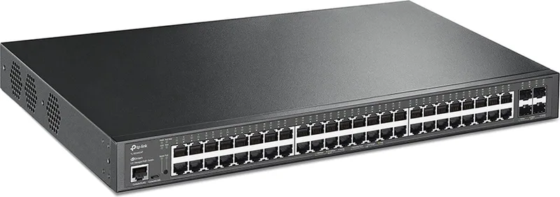TL-SG3452XP - Cabinet Switch - 48-poorts - Managed van TP-Link in Zwart – productfoto