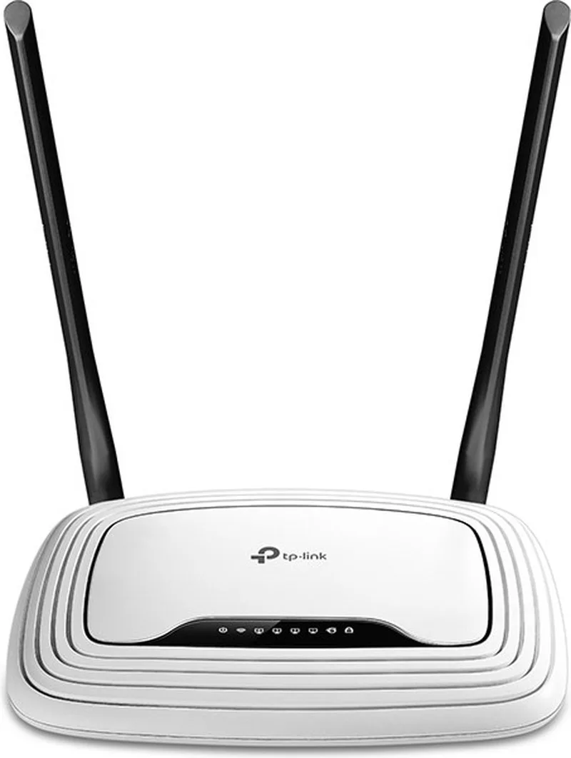TL-WR841N - Router - 300 Mbps - WiFi 4 fra TP-Link i Sort – produktbillede