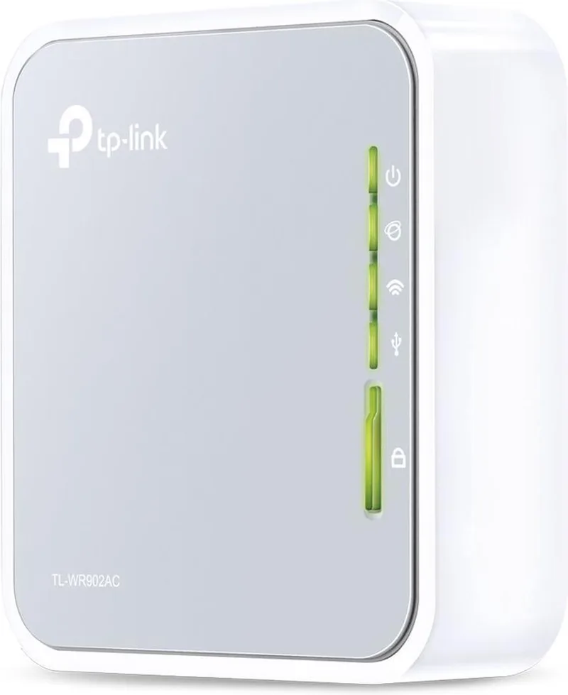 TL-WR902AC - Mobiele Router fra TP-Link i Hvid – produktbillede