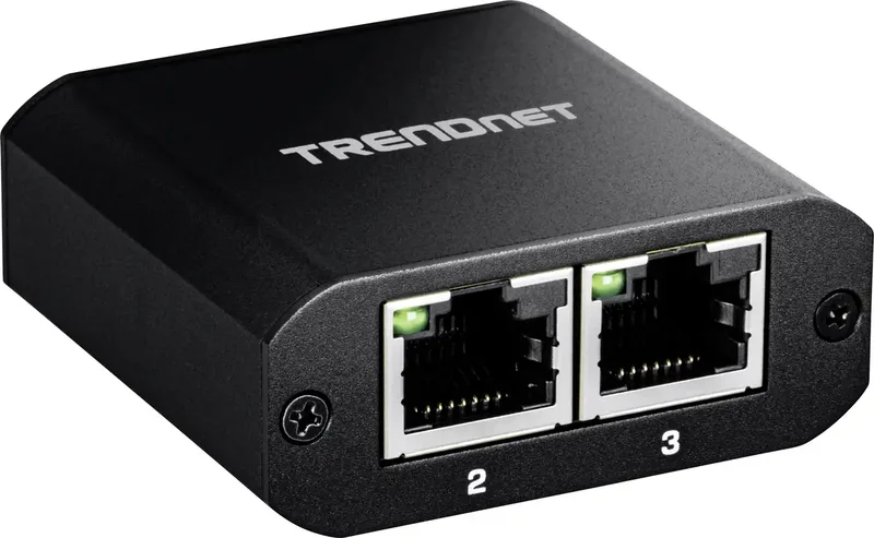 TEG-102S Ethernet Switch från TRENDnet i Svart – produktbild