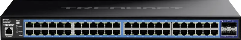 TEG-3524S TEG-3524S Netwerk switch 176 Gbit/s van TRENDnet in Zwart – productfoto