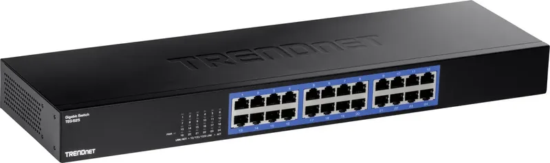 TEG-S25 TEG-S25 Netwerk switch 48 Gbit/s von TRENDnet in Schwarz – Produktfoto