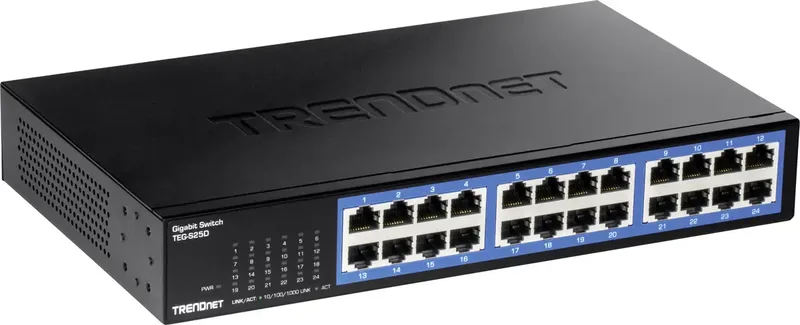 TEG-S25D TEG-S25D Netwerk switch de TRENDnet en Noir – photo produit