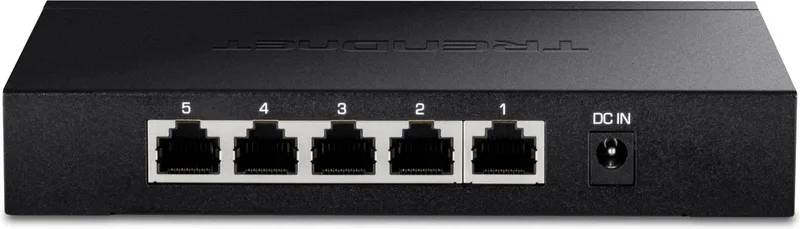 TEG-S350 Netwerk switch von TRENDnet in Schwarz – Produktfoto