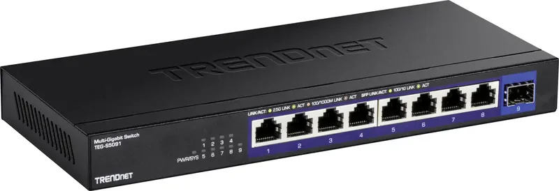 TEG-S5091 TEG-S5091 Netwerk switch 10 GBit/s de TRENDnet en Noir – photo produit