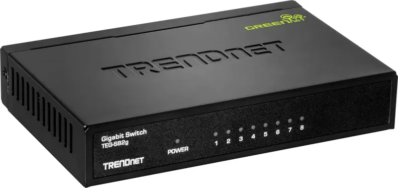 TEG-S82g TEG-S82g Netwerk switch by TRENDnet in Black – product photo