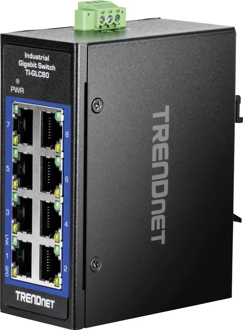 TI-GLC80 TI-GLC80 Netwerk switch 16 GBit/s von TRENDnet in Schwarz – Produktfoto