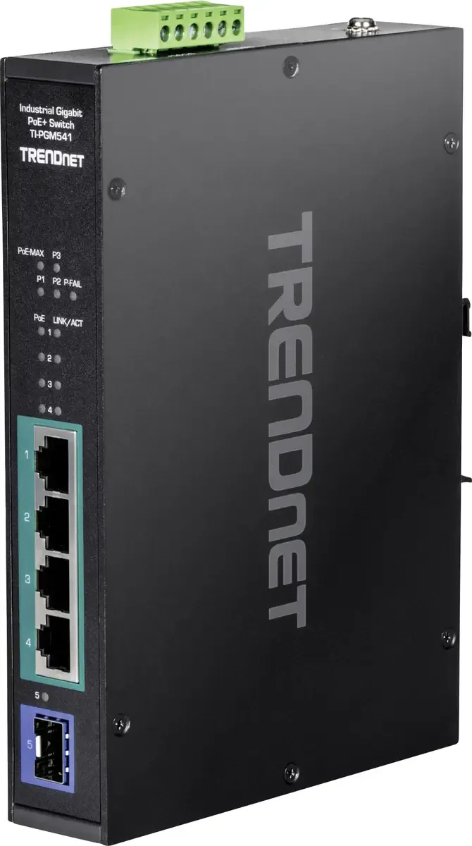 TI-PGM541 TI-PGM541 Netwerk switch 10 GBit/s von TRENDnet in Schwarz – Produktfoto