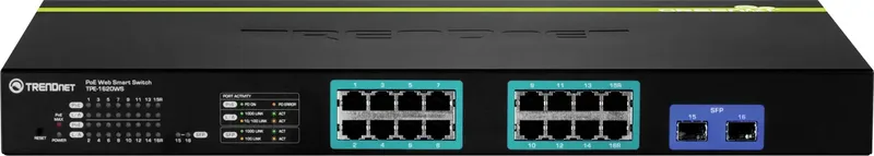 TPE-1620WS TPE-1620WS Netwerk switch by TRENDnet in Black – product photo