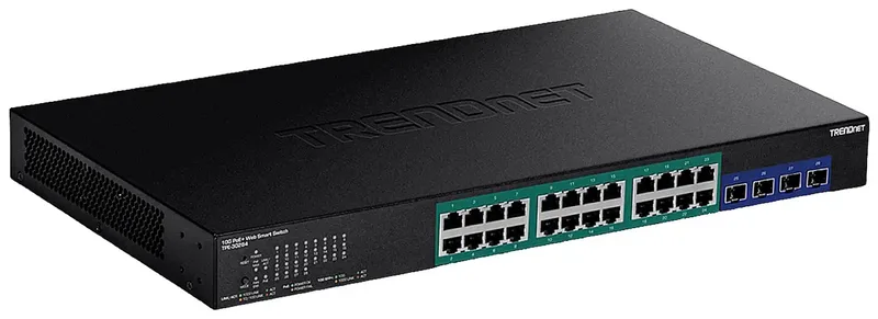 TPE-30284 TPE-30284 Netwerk switch 1000 MBit/s PoE-functie de TRENDnet en Noir – photo produit