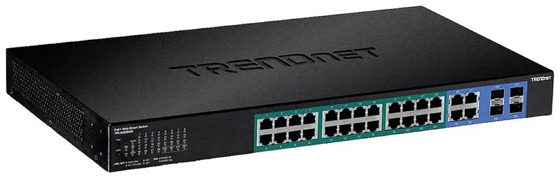 TPE-5028WS TPE-5028WS Netwerk switch 56 GBit/s PoE-functie från TRENDnet i Svart – produktbild