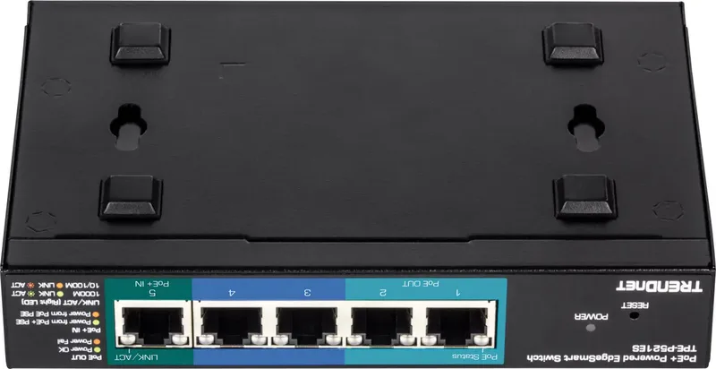 TPE-P521ES TRENDnet TPE P521ES - Switch - Smart - 1 x 10/100/1000 (PoE+ input) Netwerk switch 2000 MBit/s PoE-functie från TRENDnet – produktbild