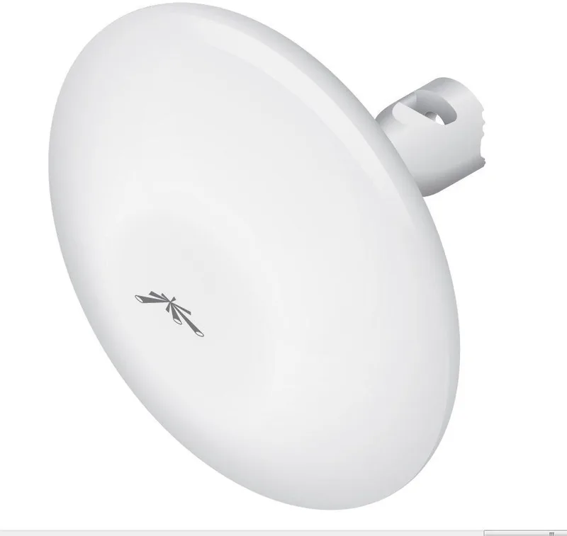 airMAX NanoBeam M5 16 - Network Accespoint - WiFi Repeater - 5GHz - Wit van Ubiquiti in Zwart – productfoto