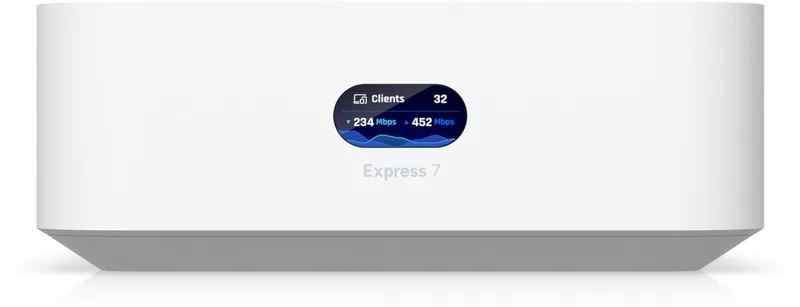 Express 7 - 10G Cloud Gateway - WiFi 7 de Ubiquiti en Blanc – photo produit