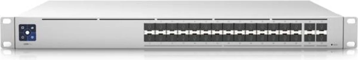 UniFi USW Pro Aggregation Netwerk switch SFP+ 48 + 4 poorten (USW-PRO-AGGREGATION) van Ubiquiti in Metaal – productfoto