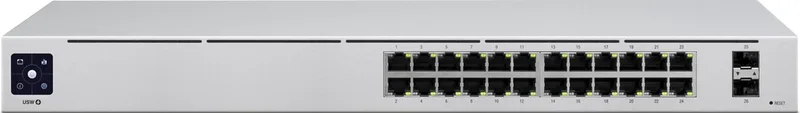 USW-24 - Netwerkswitch - Managed - 24 poorten från Ubiquiti i Grå – produktbild