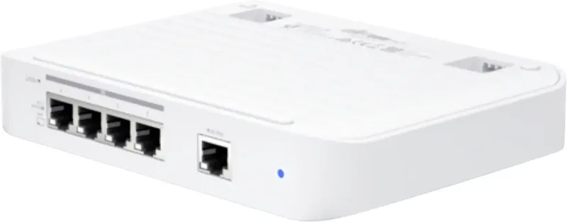 USW-Flex-XG Flex 10 GbE Netwerk switch 10 GBit/s PoE-functie von Ubiquiti in Weiß – Produktfoto