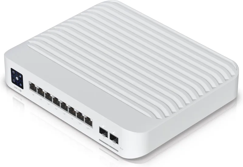 USW-PRO-8-POE - Netwerkswitch - 8 Poorten - PoE++ - Managed de Ubiquiti en Blanc – photo produit