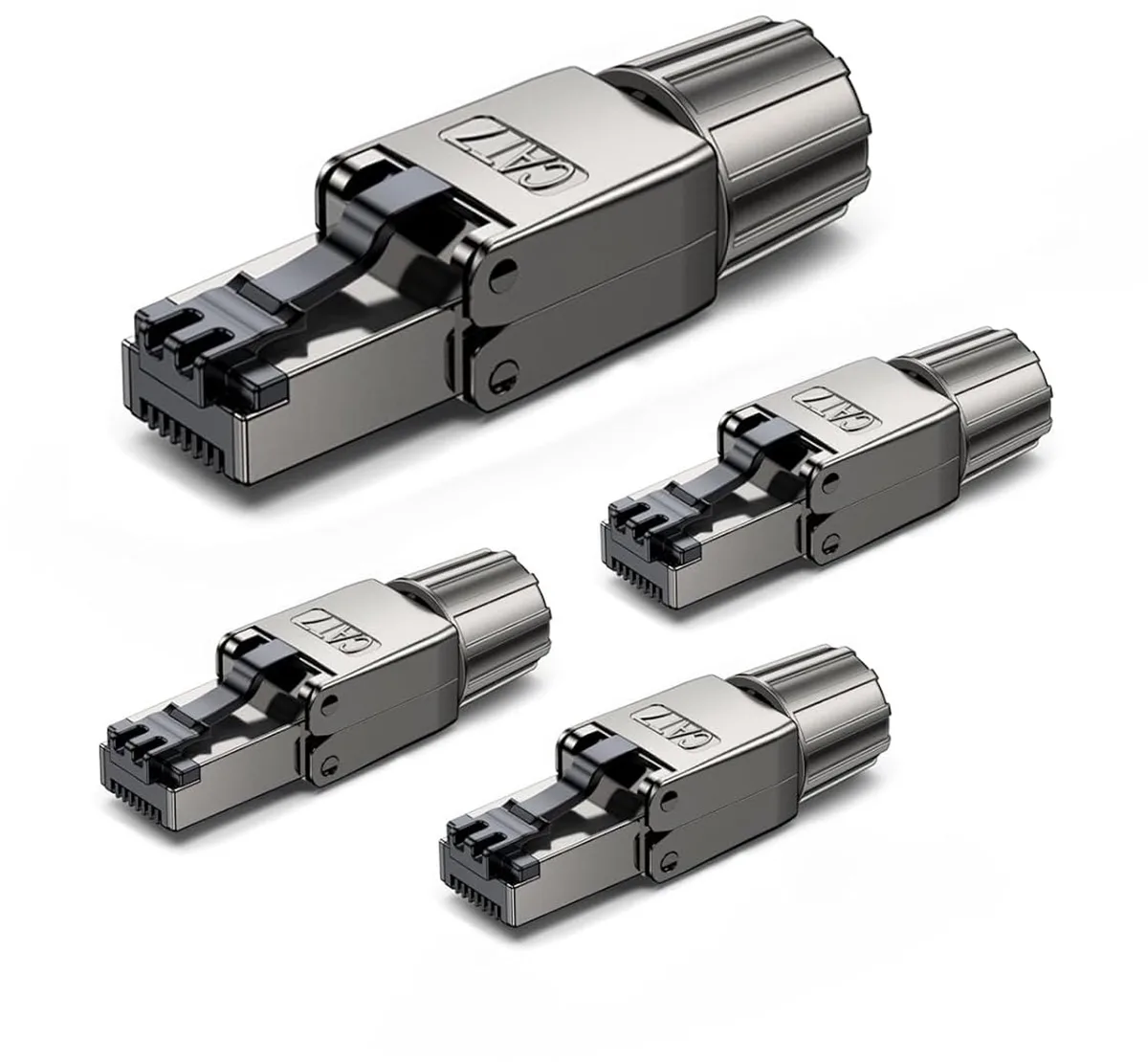 CAT 7 RJ45 Connector - Toolless Installatie, 10Gbps (4 Stuks) van UGREEN – productfoto
