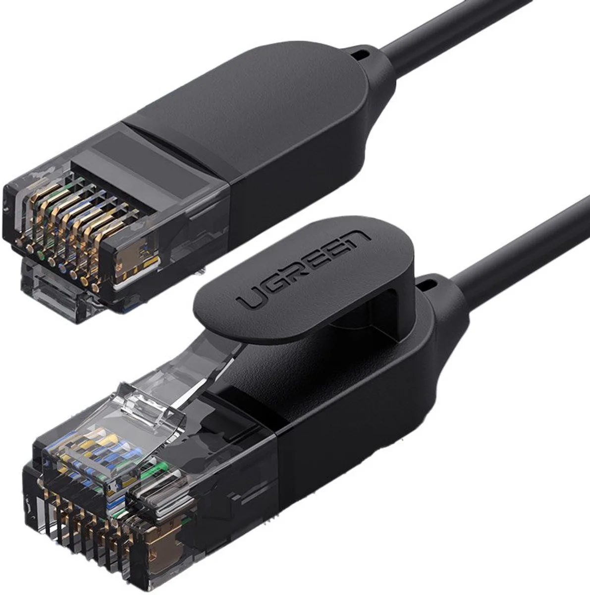 kabel - Internet netwerkkabel Ethernet patchkabel RJ45 Cat 6A UTP 1000Mbps - 5 - m - (70654) de UGREEN en Noir – photo produit