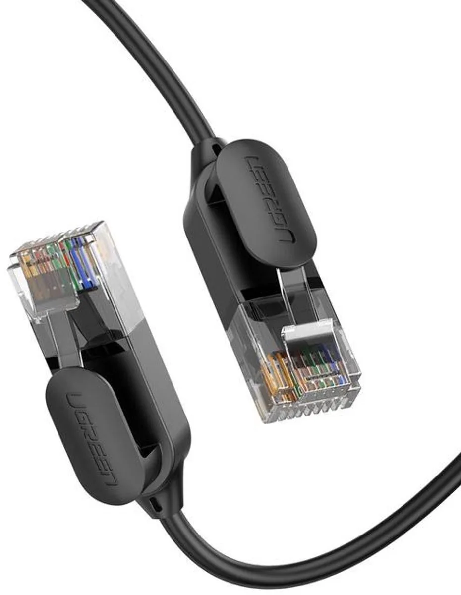kabel - Internet netwerkkabel Ethernet patchkabel RJ45 Cat 6A UTP 1000Mbps - 1 - m - (70332) van UGREEN in Zwart – productfoto