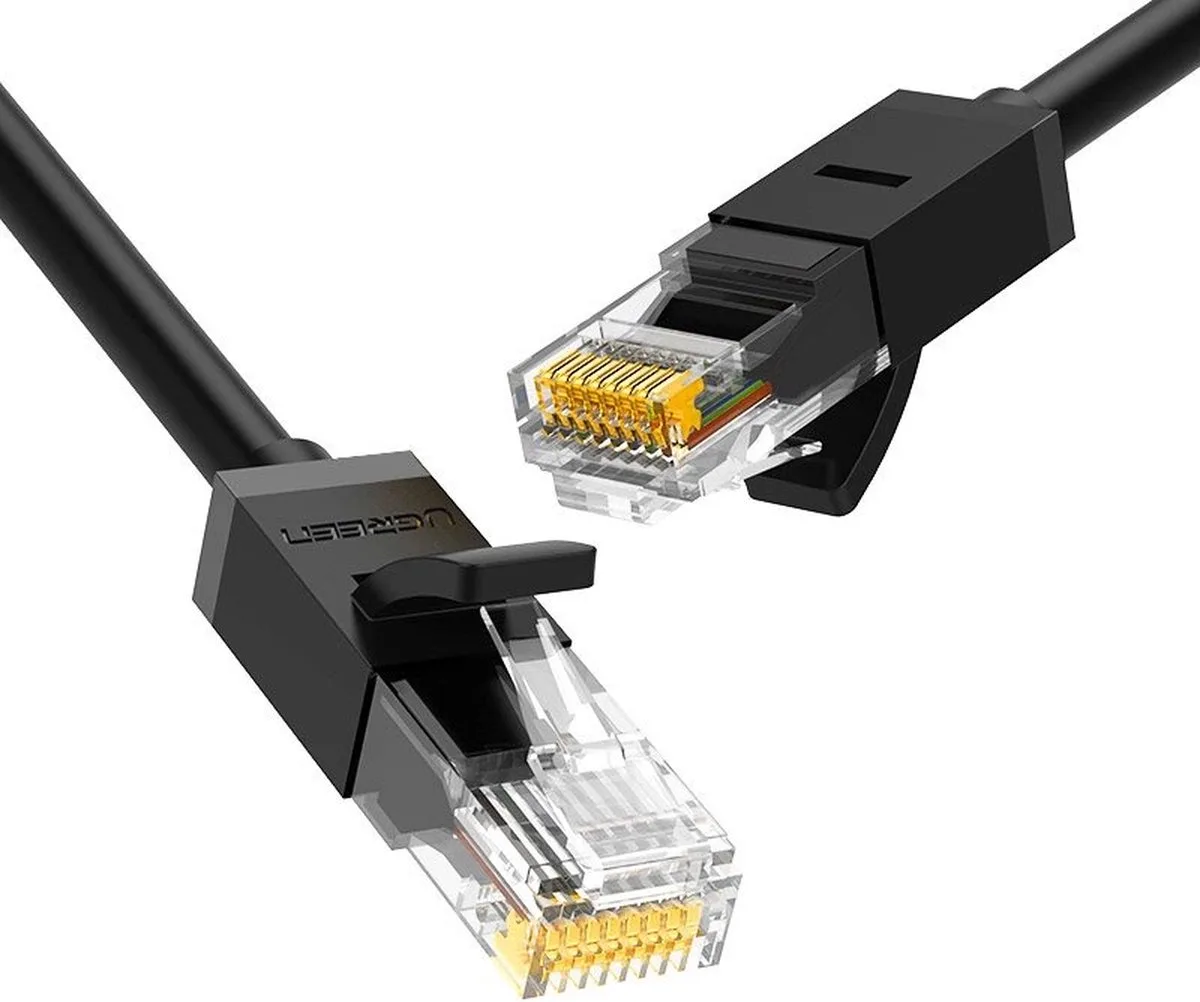 Netwerkkabel Ethernet Patchcord RJ45 Cat 6 UTP - 1000Mbps 1M de UGREEN en Noir – photo produit