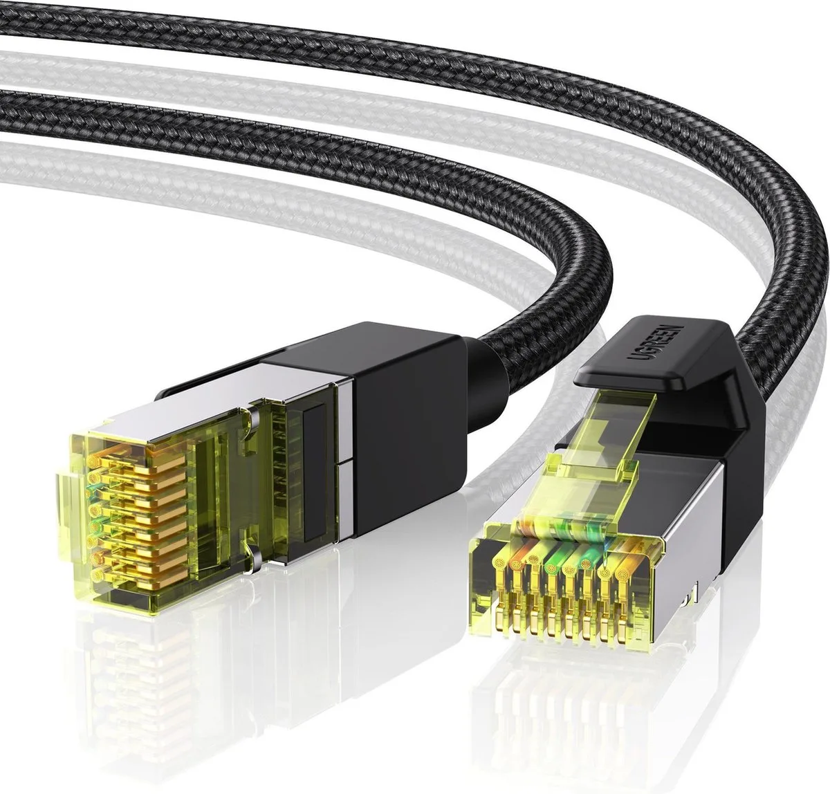 NW150 Serie - Cat 7 Ethernet Kabel - 10 Gbps - 3m de UGREEN en Noir – photo produit