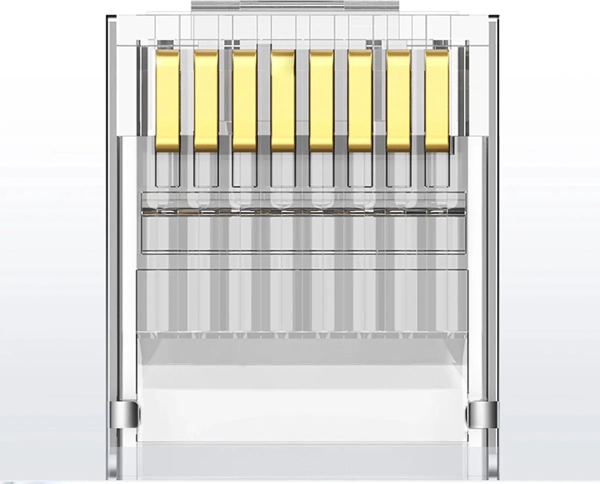 Ugreen - 10x - stekkeruiteinde RJ45 8P8C - (UTP - Cat. - 6 / Cat. - 5 / Cat. - 5e) - (NW111) van UGREEN in Zilver – productfoto