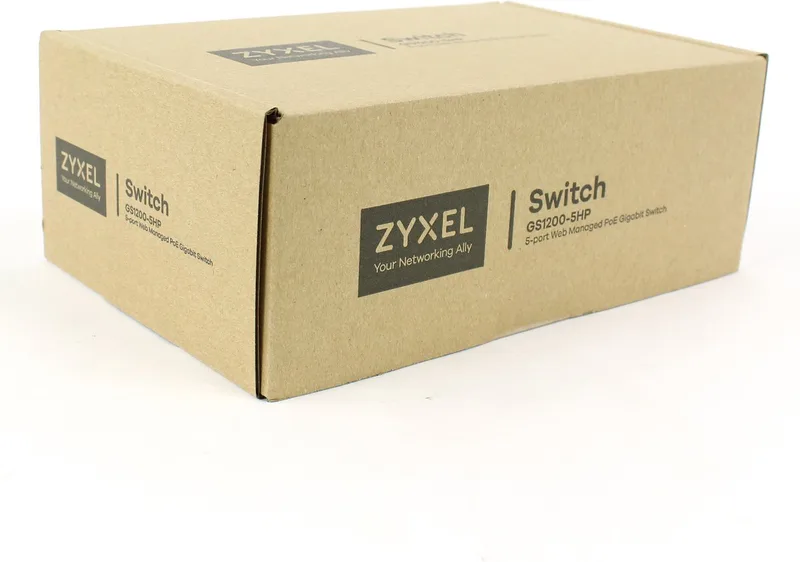 Switch ZyXEL GS1200-5HPV2-EU0101F RJ-45 PoE Grey van Zyxel in Wit – productfoto