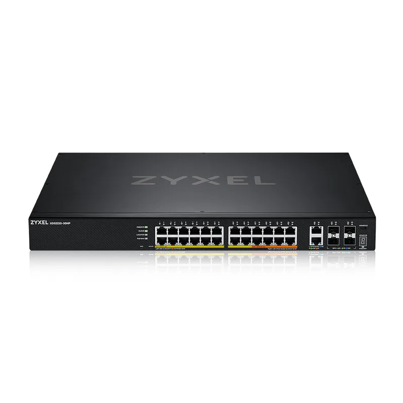 XGS2220-30HP Layer3 Access Switch, 400W PoE, 2x10Multi by Zyxel – product photo